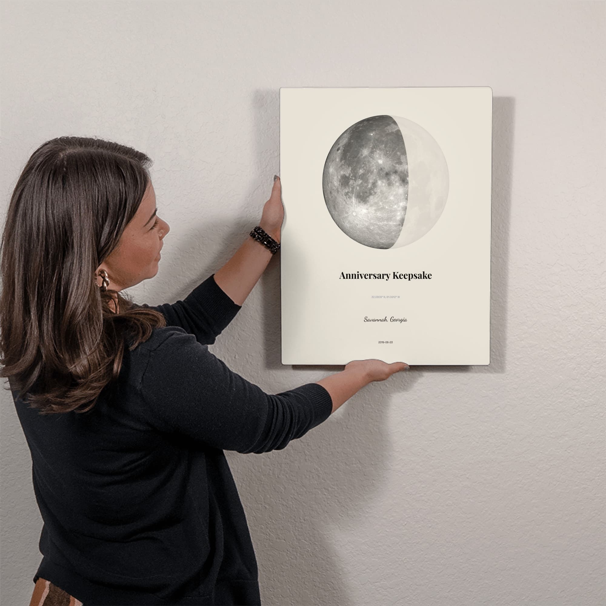 Anniversary Keepsake on metal