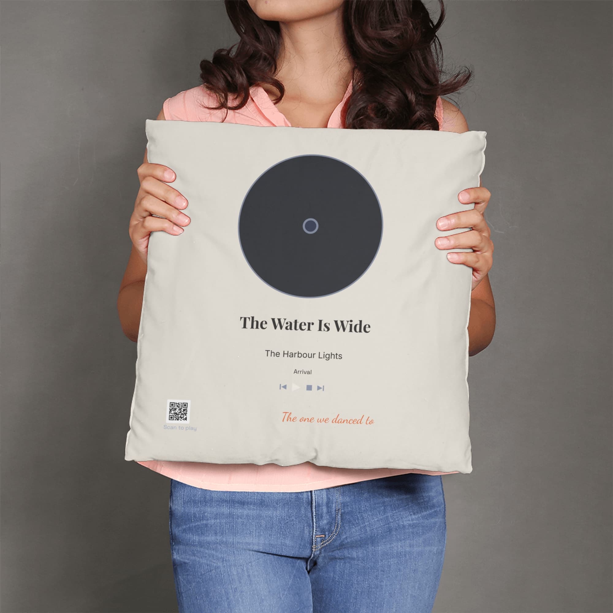 Our Song Art on pillow