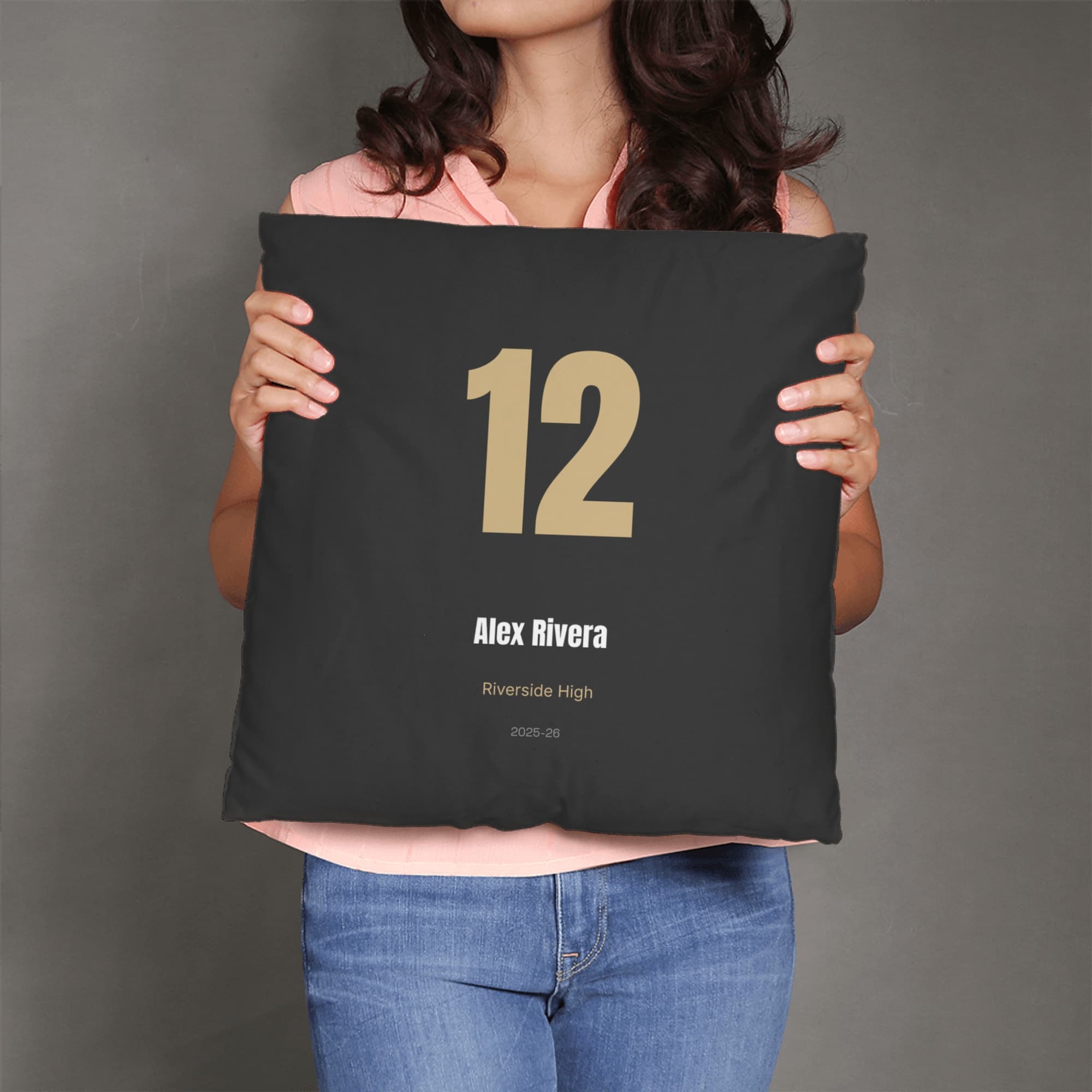 Senior Night Keepsake on pillow